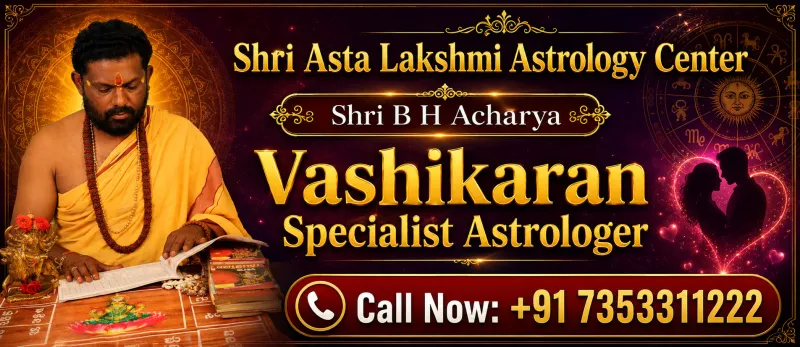 Vashikaran specialist astrologer, Shri B H Acharya
